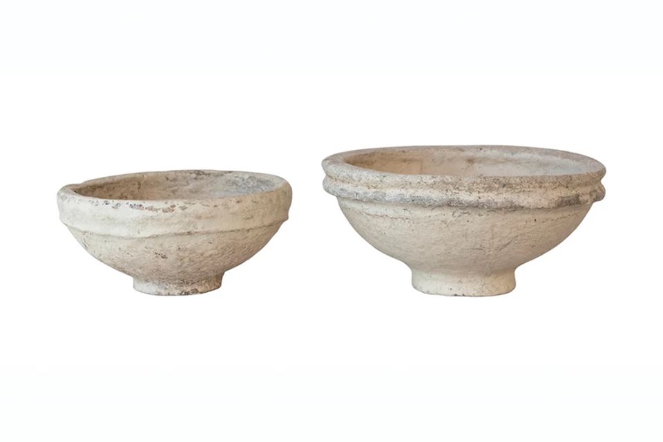Paper Mache Bowls - Set of 2