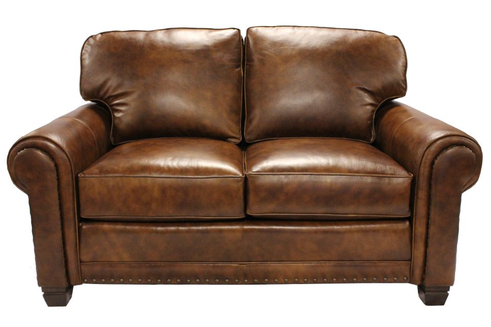 Smith Brothers Leather Loveseat 2058, Smith Brothers Leather Sofa