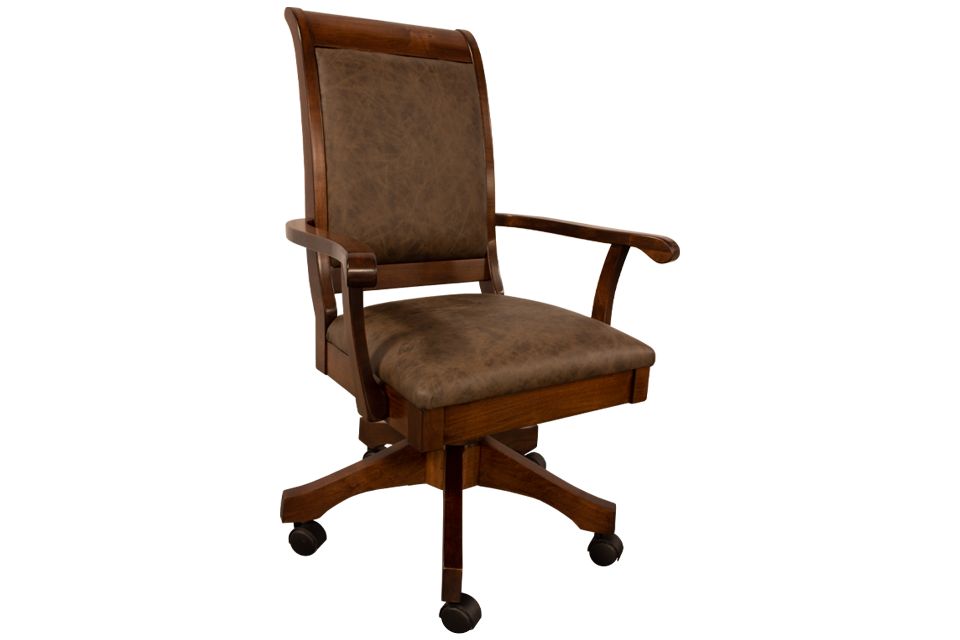 Brown Maple Desk Chair
