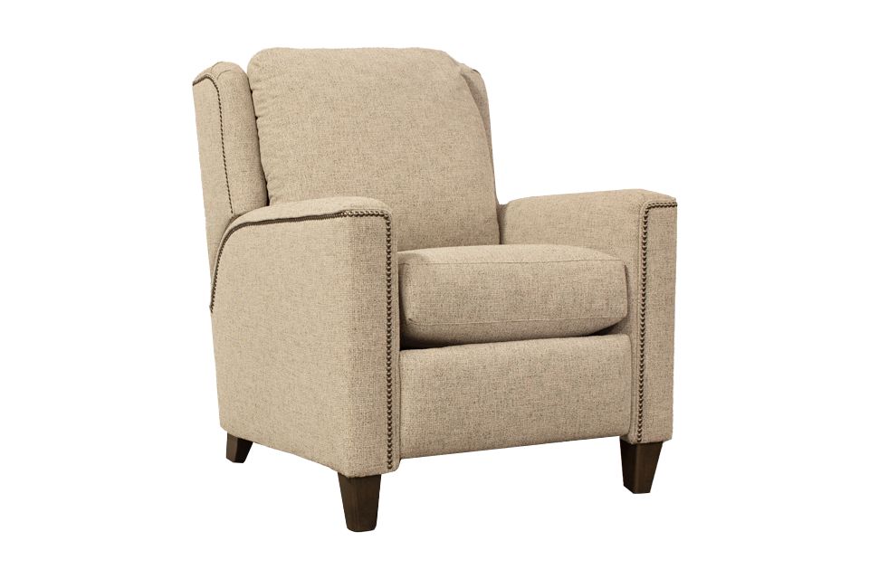 Smith Brothers Upholstered Push-Back Recliner