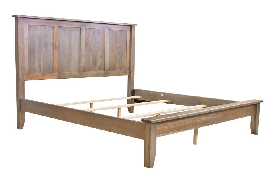 Brown Maple King Bed