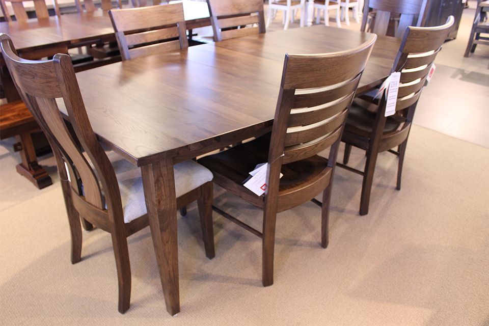 Rustic Hickory Shaker Dining Table With