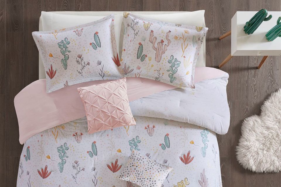 Desert Bloom Cotton Printed Comforter Set - Twin