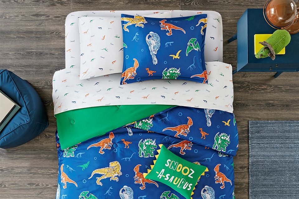 Dinosaur Complete Bed and Sheet Set - Twin
