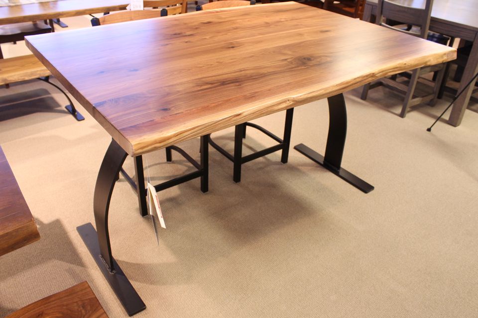 Live Edge Walnut Counter Height Table, How High Is A Counter Height Table