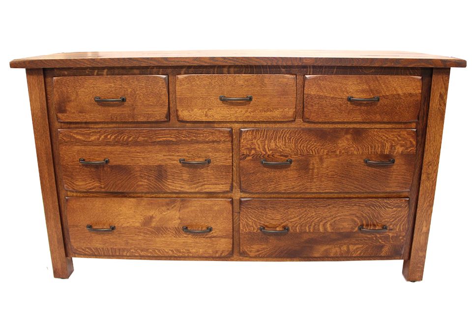 Rustic Quartersawn Oak Dresser