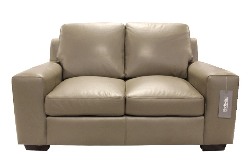 Leather Living Bailey Loveseat in Stone Grey