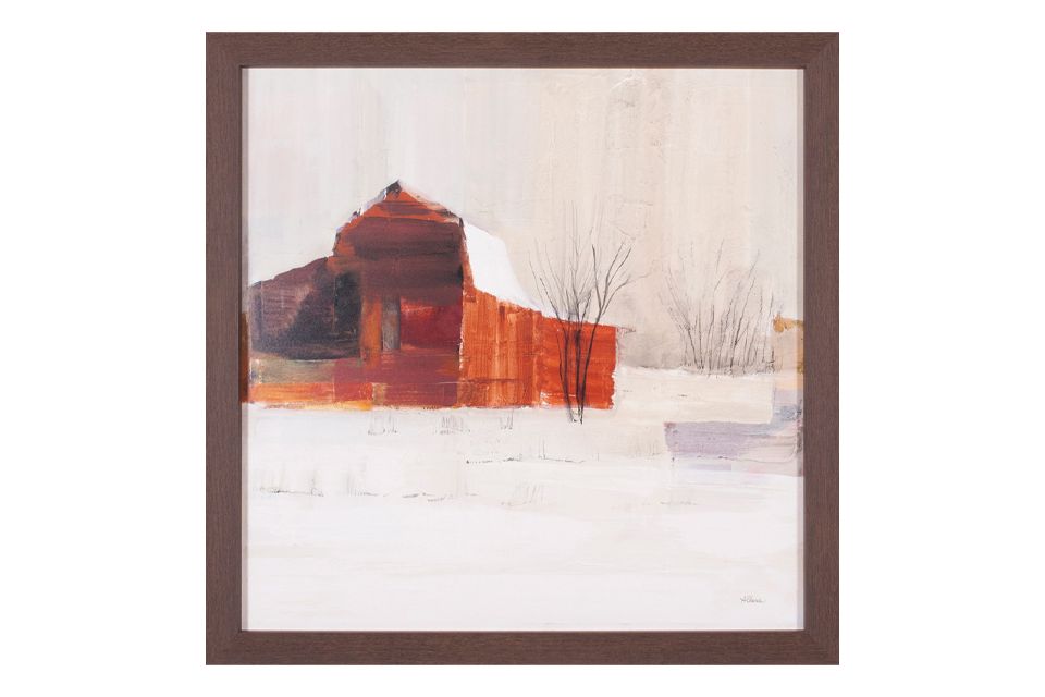 Winter on the Farm Framed Artwork