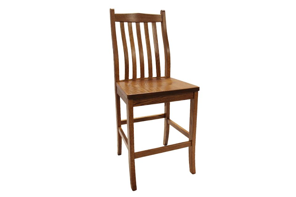 Oak Counter Height Chair