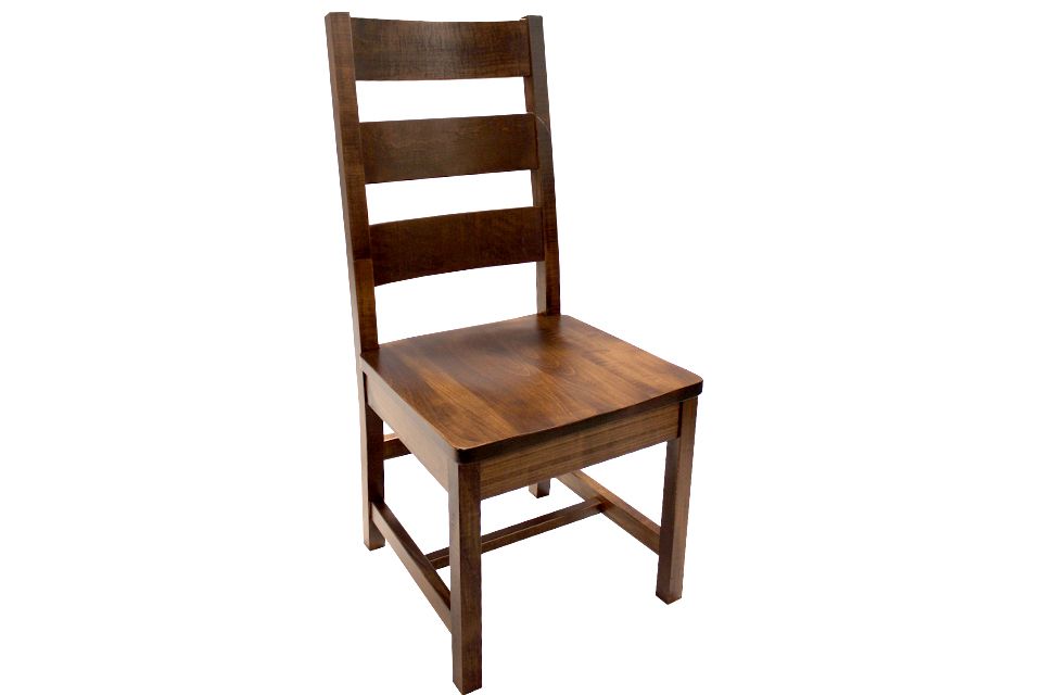 Rough Sawn Brown Maple Side Chair