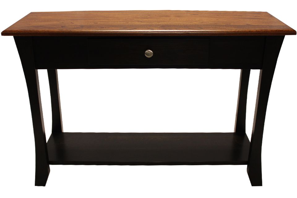 Elm and Brown Maple Sofa Table