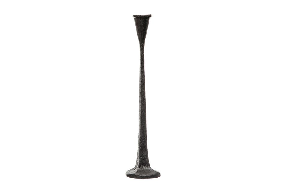 Cast Iron Black Taper Candle Holder