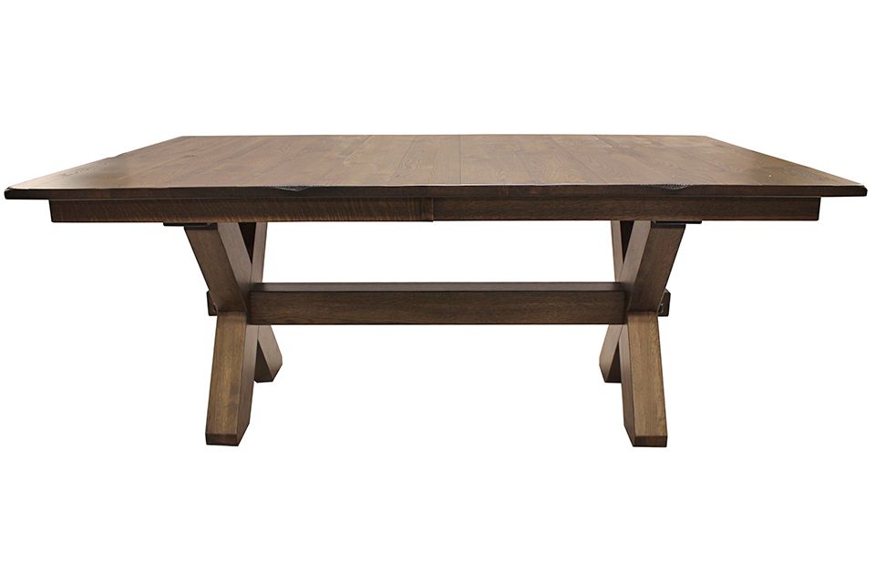 Rustic White Oak Dining Table