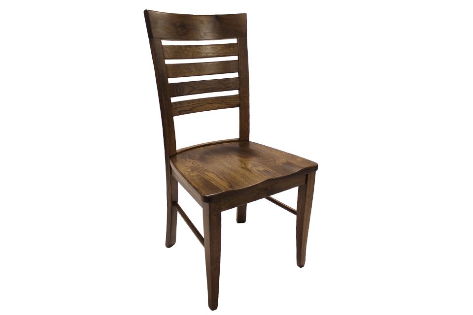 Rustic White Oak Side Chair 