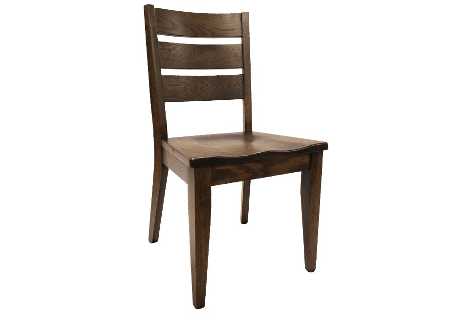 Rustic White Oak Dining Chair 
