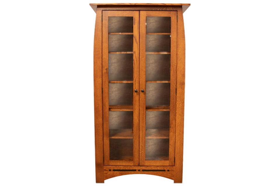 Rustic Quartersawn White Oak Bookcase