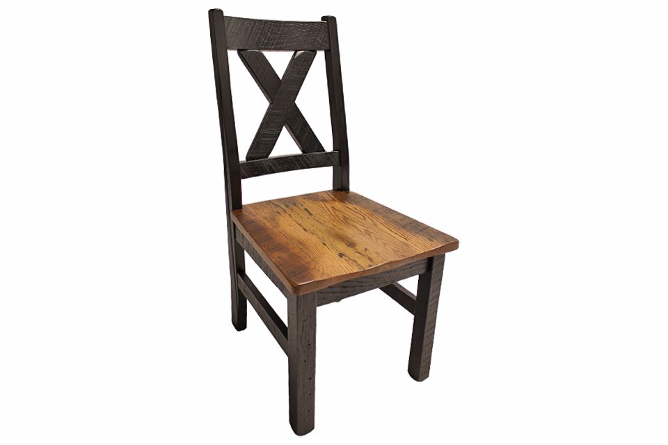 2-Tone Wood Dining Chair