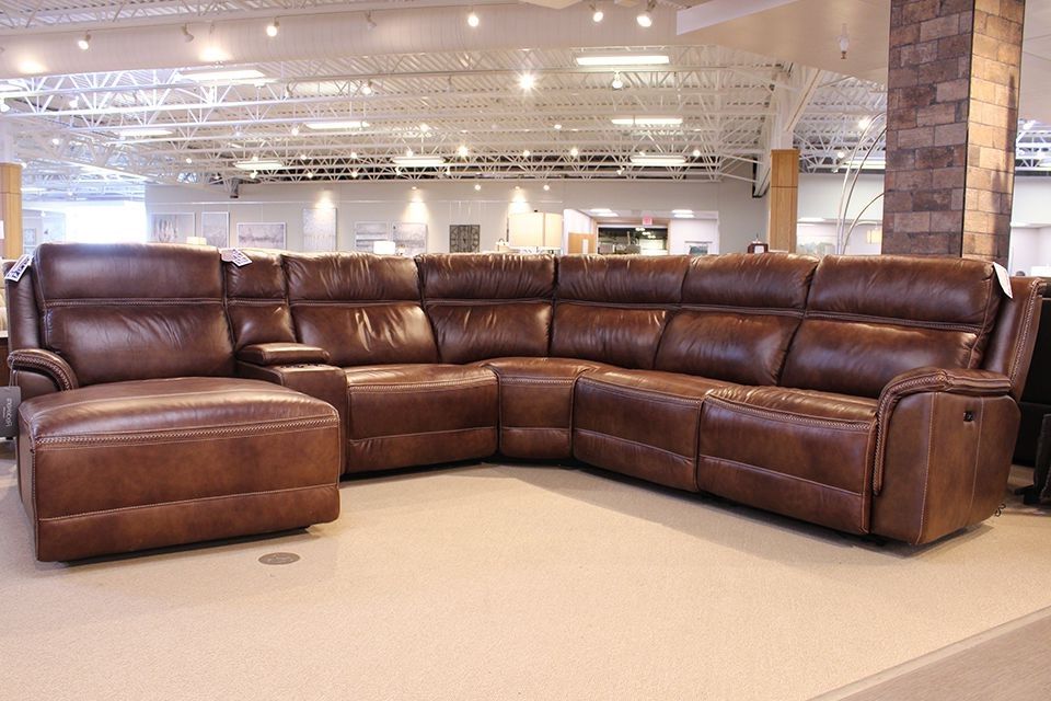 Futura Leather Power Reclining Sectional