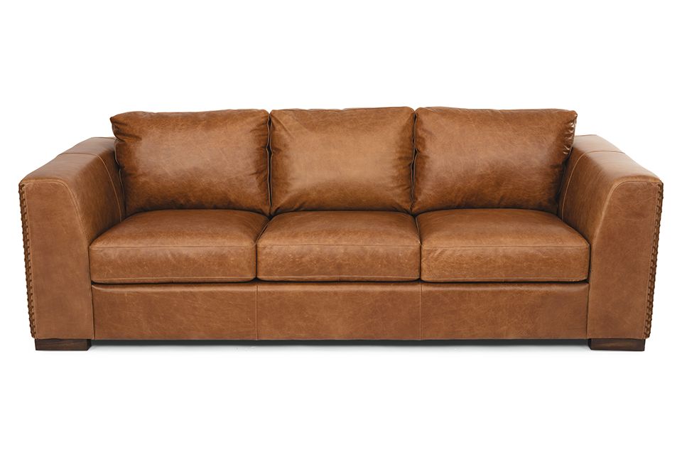Flexsteel Leather Sofa