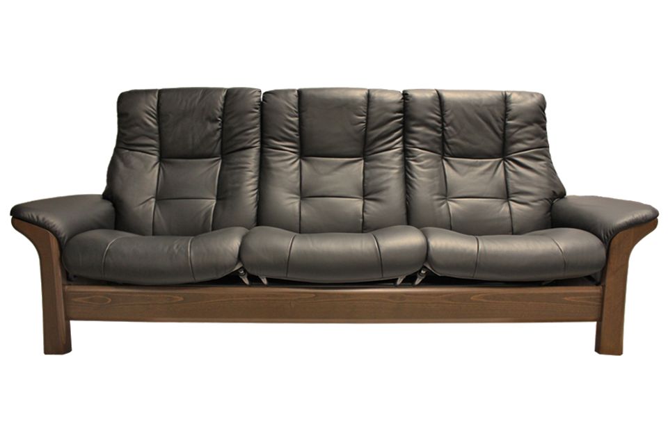 Ekornes Leather Sofa 