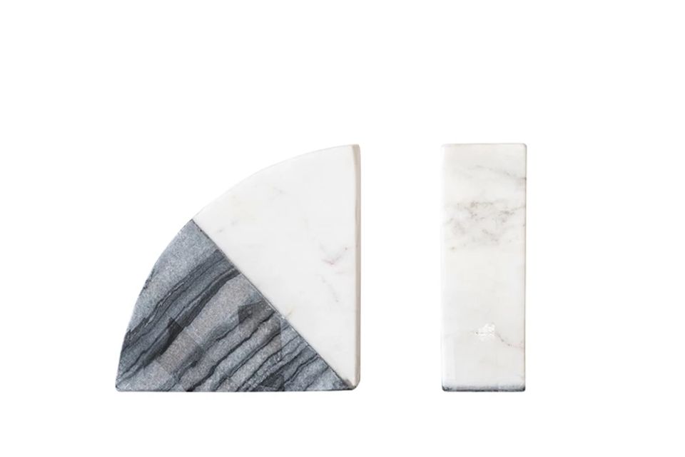 Marble Bookends - Set of 2