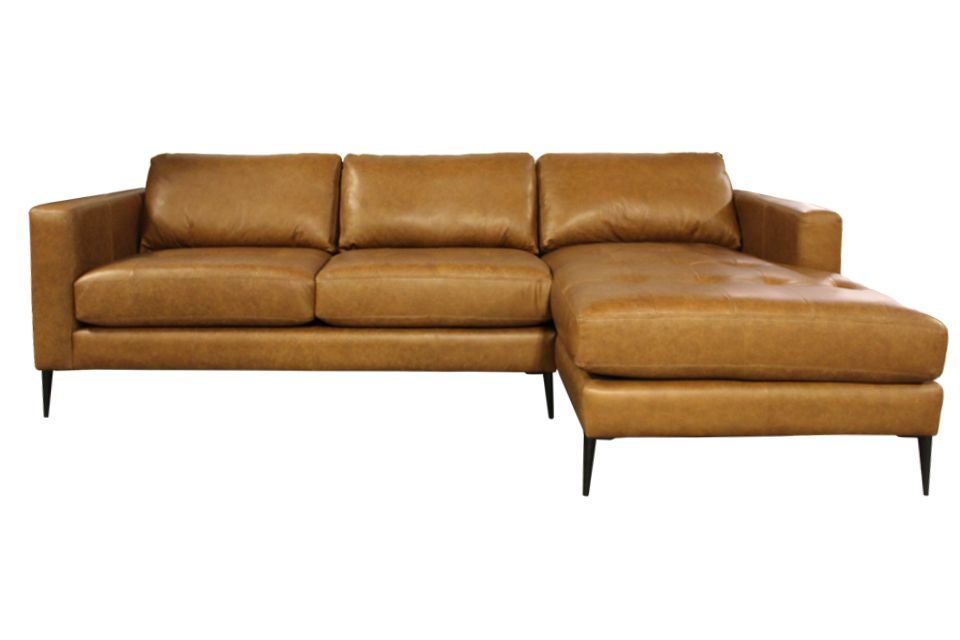 Decor-Rest Leather Sofa Chaise