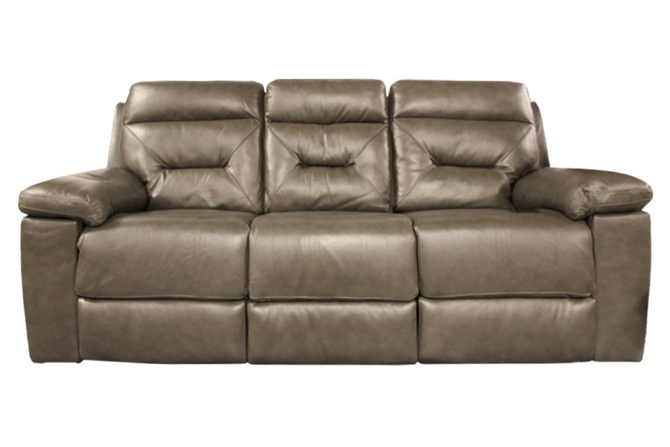 Kuka Leather Power Reclining Sofa