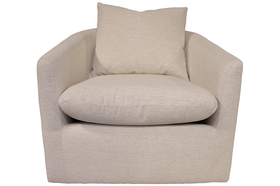 Evie Upholstered Swivel Chair