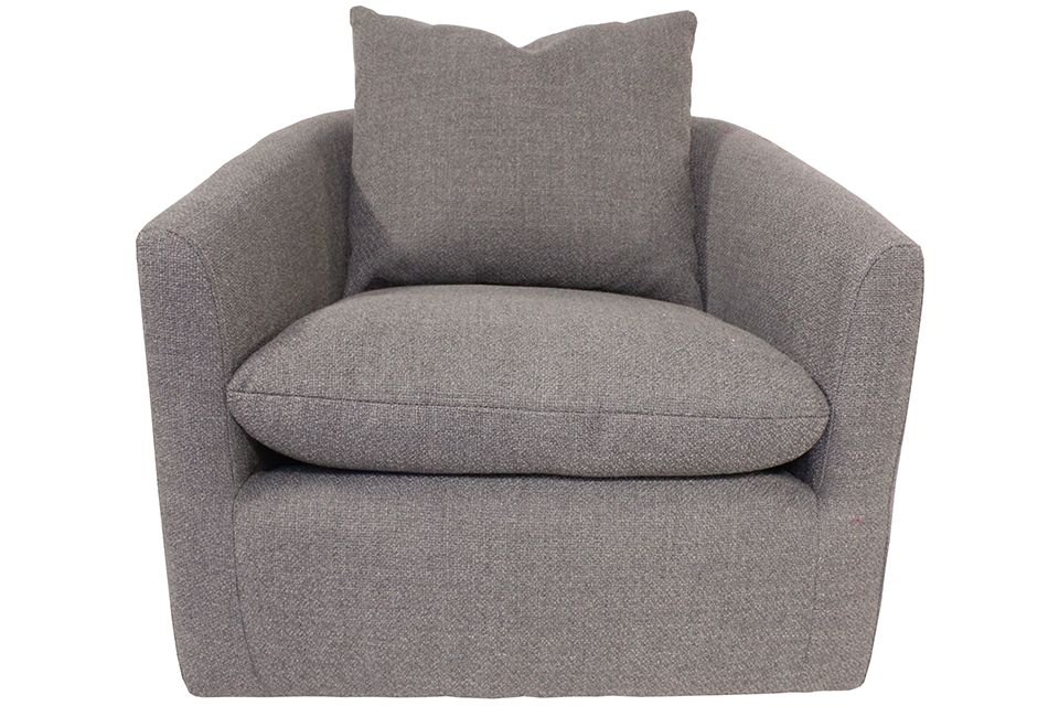 Evie Upholstered Swivel Chair