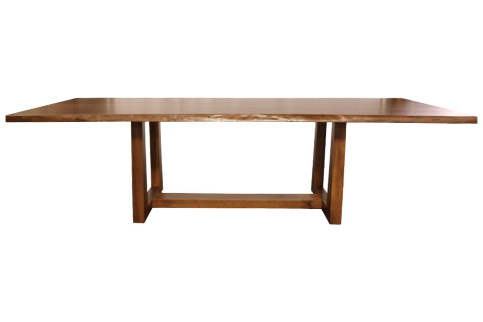 Rustic Cherry Live Edge Dining Table
