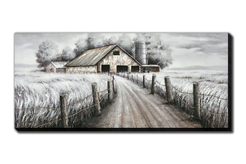Country Road Oil Painting