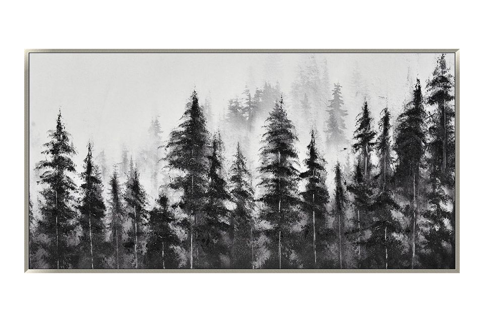 Misty Pines Oil Painting