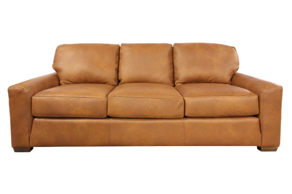 Smith Brothers Leather Sofa