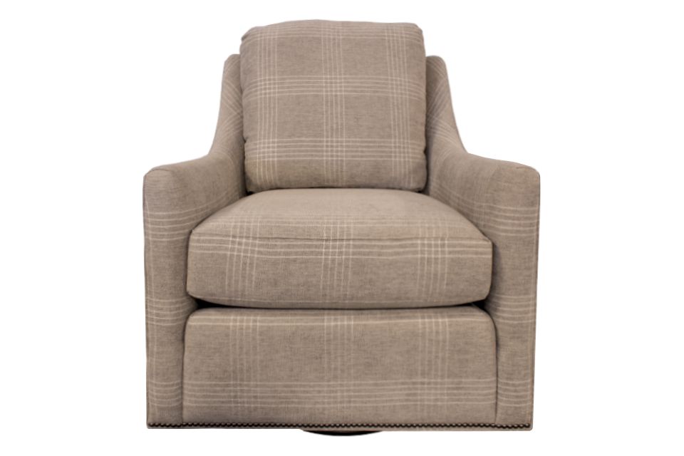 Smith Brothers Upholstered Swivel Chair