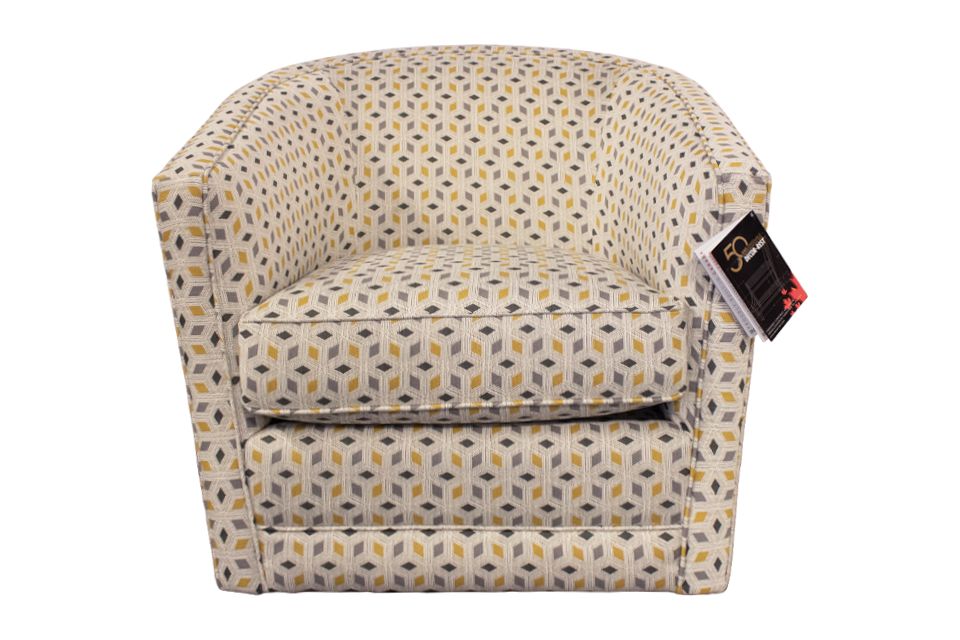 Decor-Rest Upholstered Swivel Chair