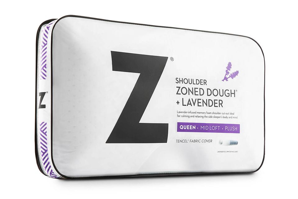 Shoulder Zoned Dough + Lavender Queen Pillow