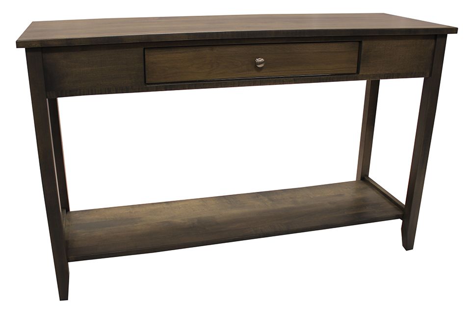 Brown Maple Sofa Table
