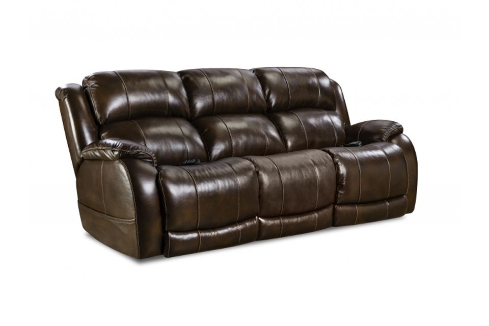 Homestretch Leather Power Reclining Sofa