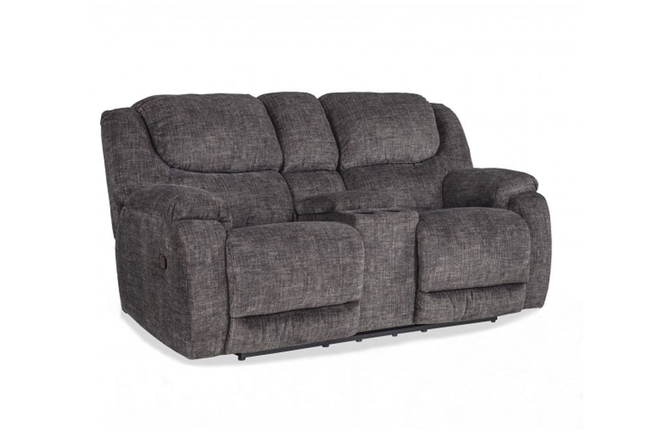 Homestretch Upholstered Loveseat with Console