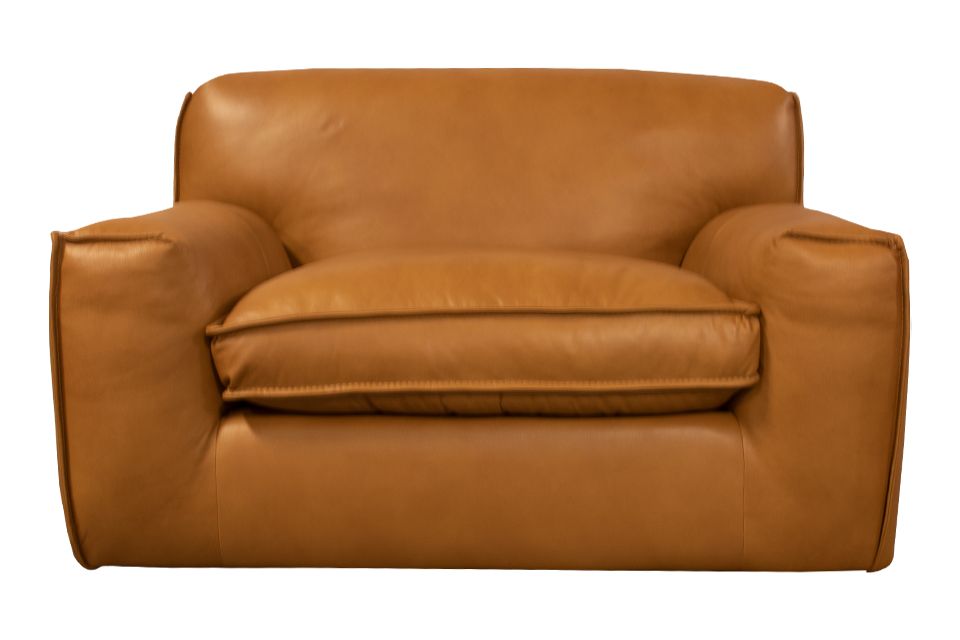 Violino Leather Oversized Chair