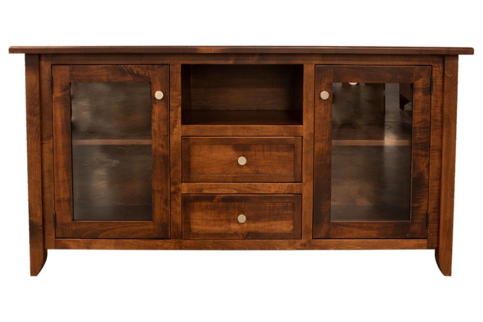 Brown Maple TV Stand