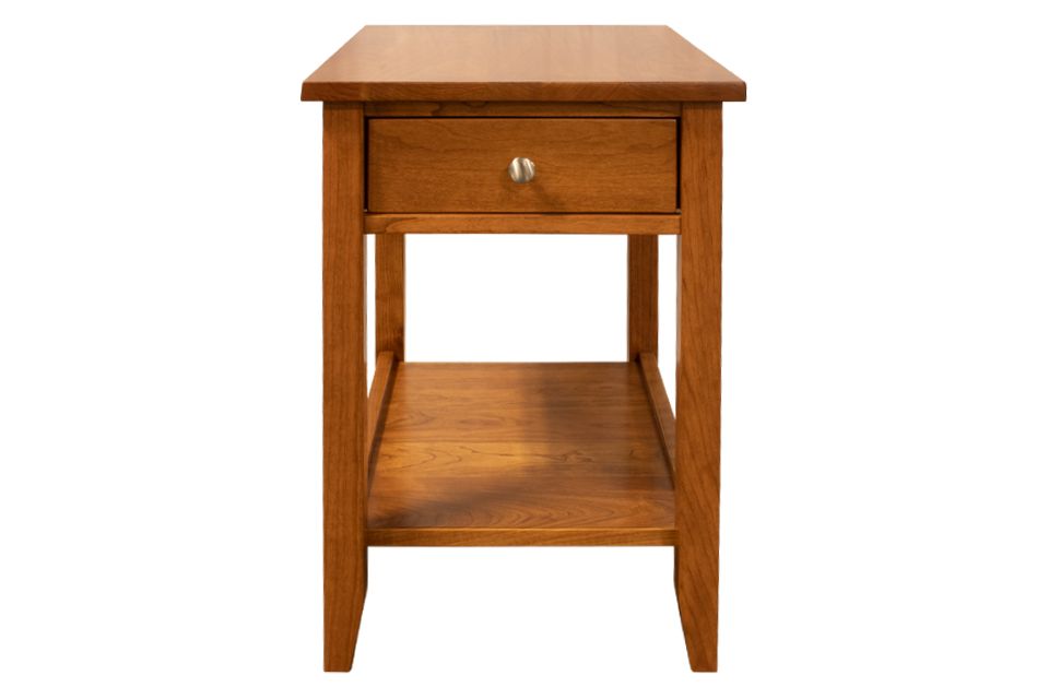 Sap Cherry Chairside Table