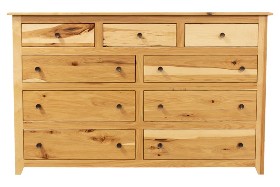 Rustic Hickory Dresser