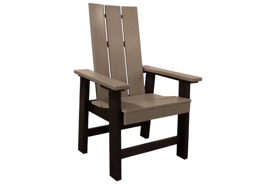Outdoor Chair - Charcoal & Black