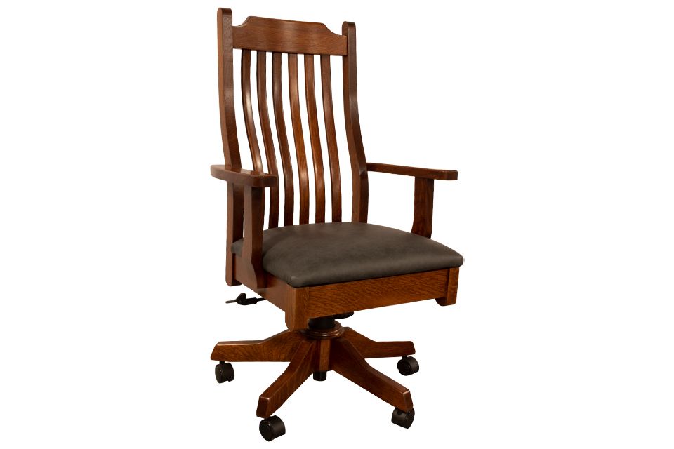 Quartersawn White Oak Desk Chair