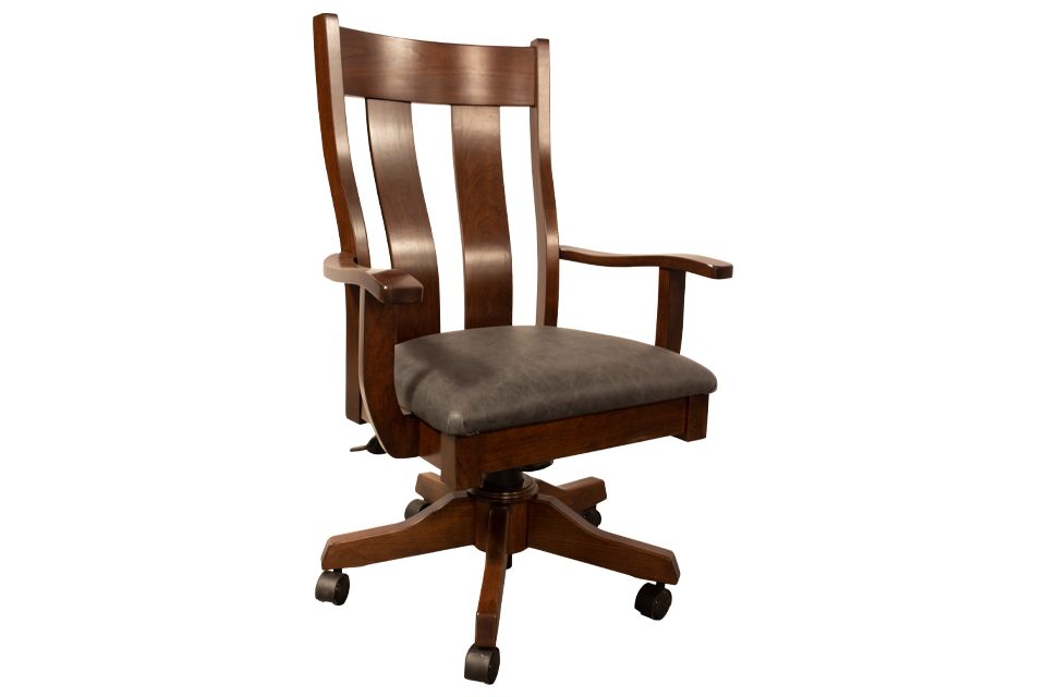 Rustic Cherry Office Chair
