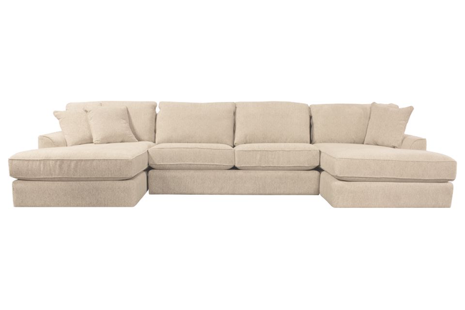 Decor-Rest Upholstered Double Chaise Sofa