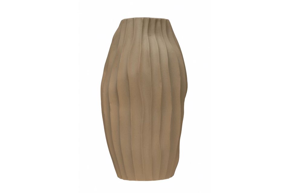 Abstract Fluted Vase