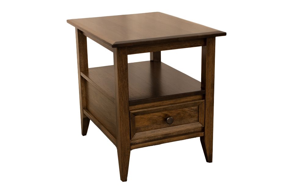 Rustic Hickory End Table 