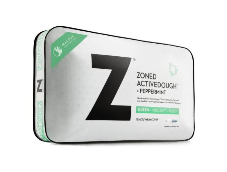Zoned ActiveDough + Peppermint Mid Loft Pillow